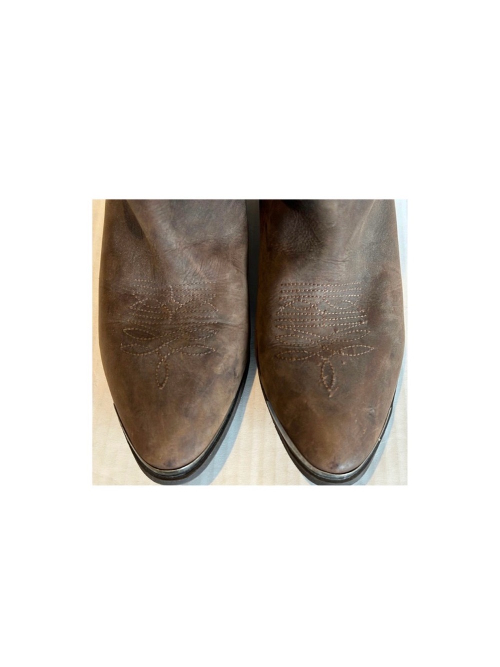Rare Ralph Lauren Brown Leather Ankle Boots - Picture 8 of 10